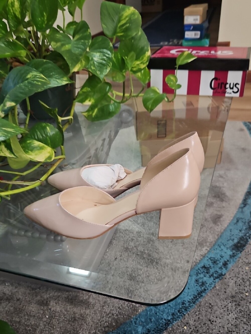 Nine West Blush Patent Pointed D'Orsay Heels - Picture 5 of 5